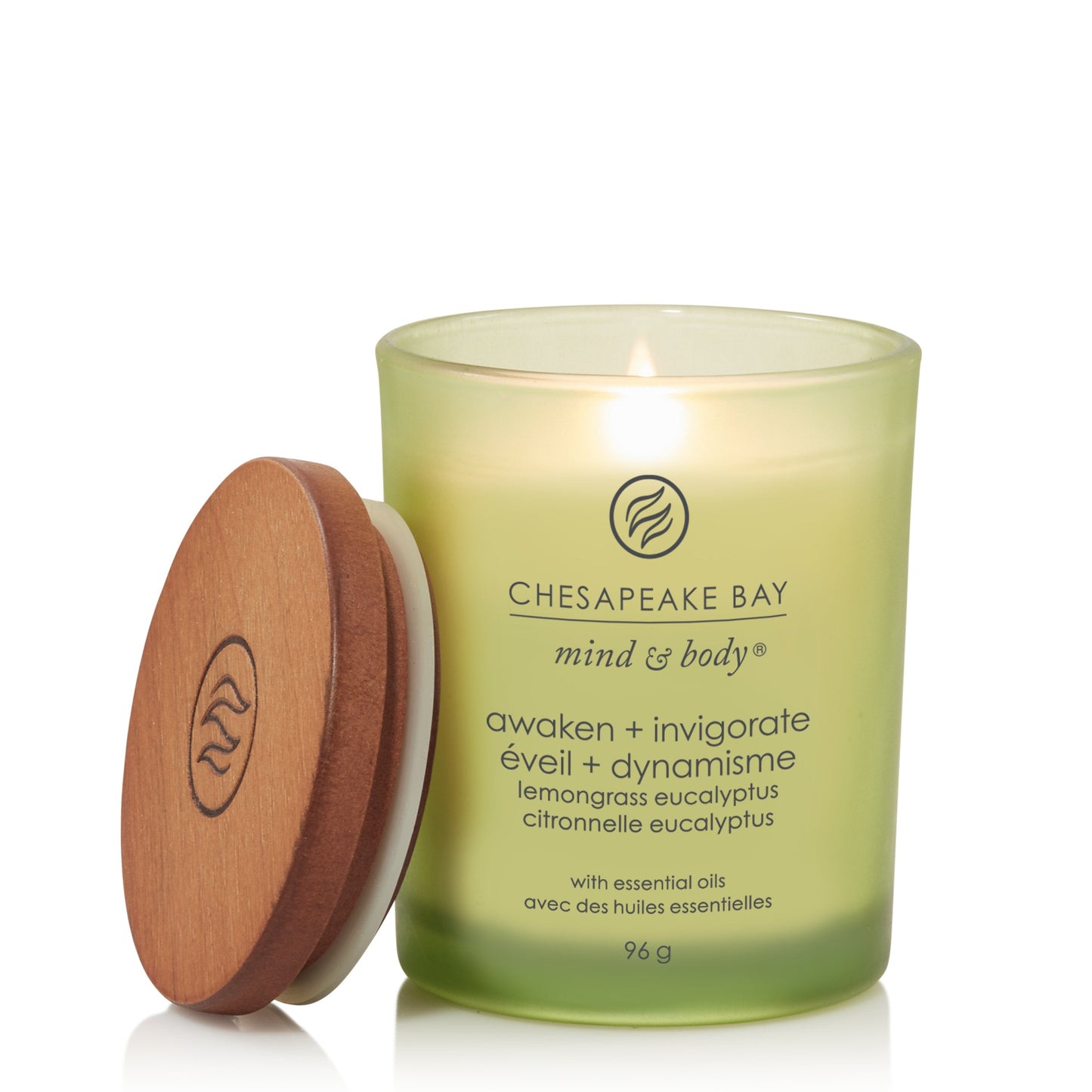 Chesapeake Bay Lemongrass Eucalyptus Small Candle - Yankee Candle & WoodWick