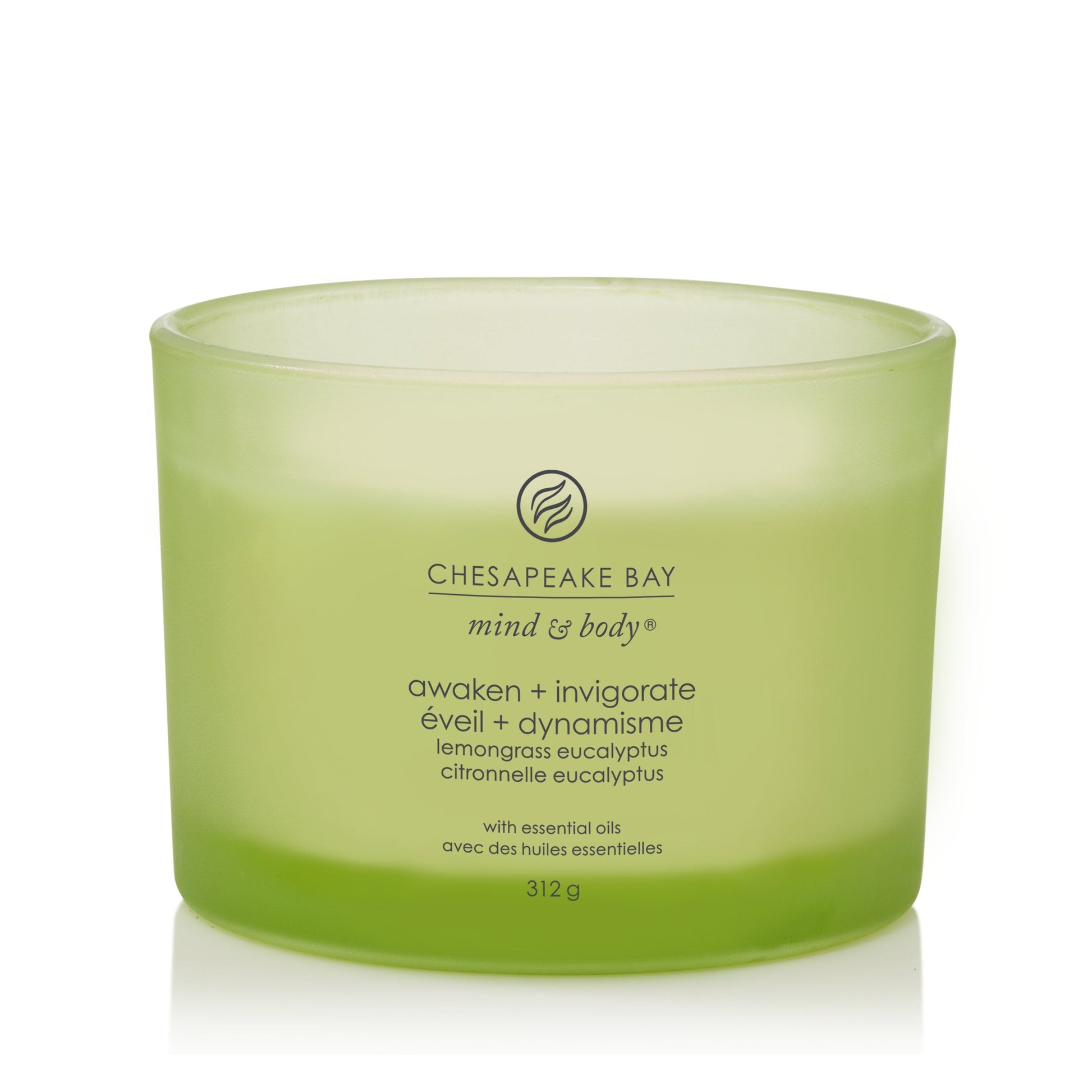 Chesapeake Bay Lemongrass Eucalyptus 3-Wick Candle - Yankee Candle & WoodWick