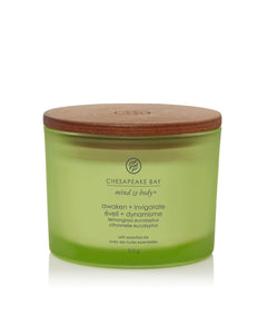 Chesapeake Bay Lemongrass Eucalyptus 3-Wick Candle - Yankee Candle & WoodWick