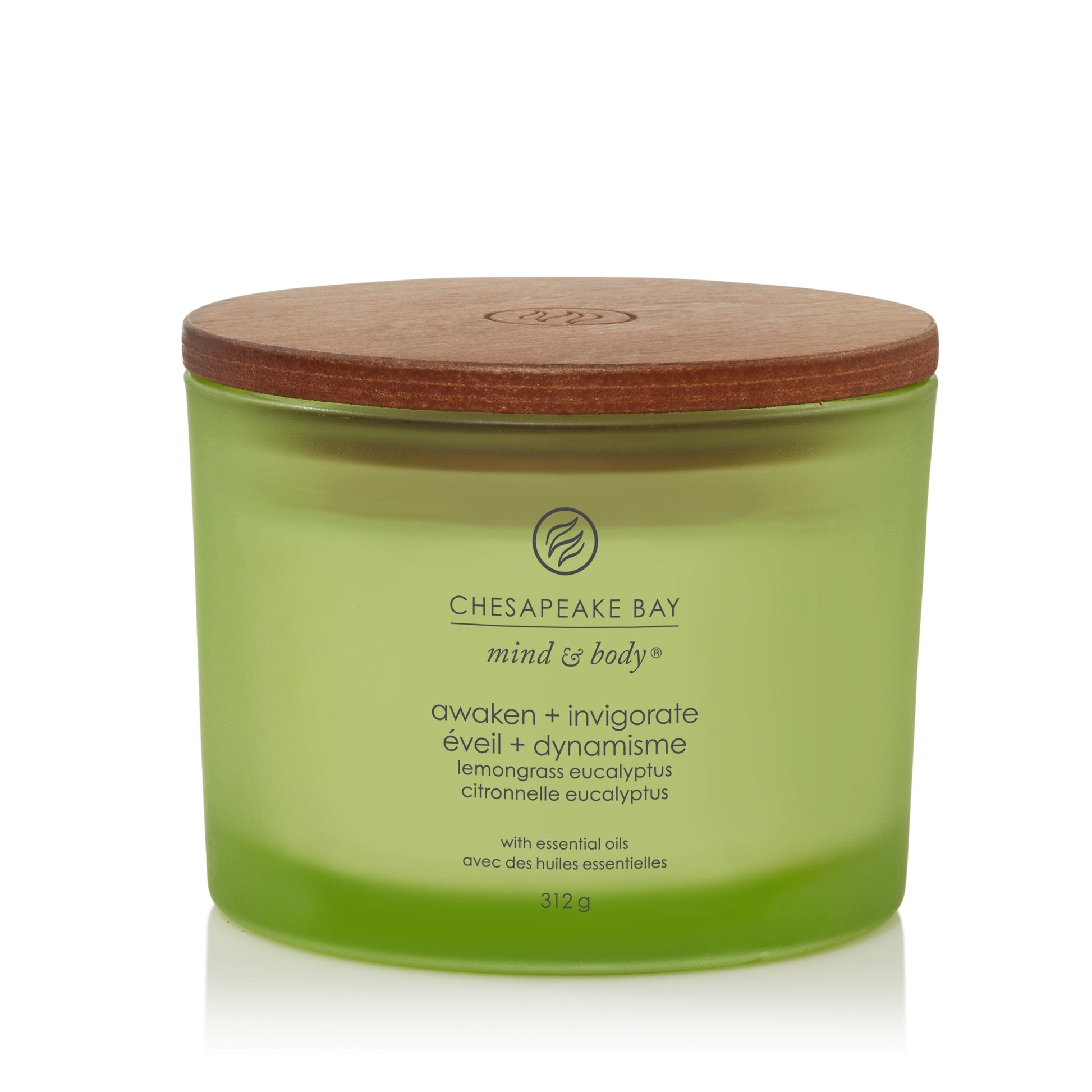 Chesapeake Bay Lemongrass Eucalyptus 3-Wick Candle - Yankee Candle & WoodWick