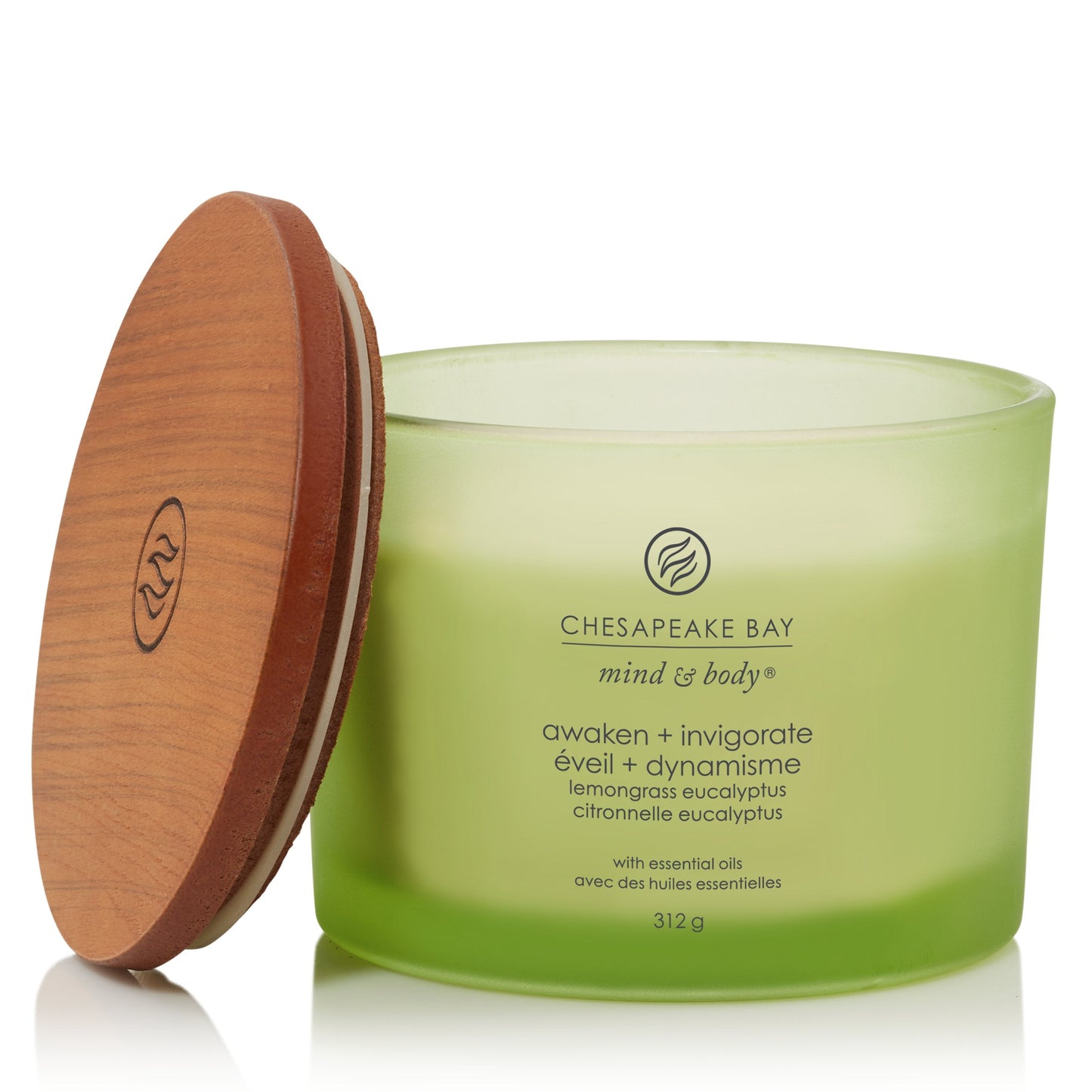 Chesapeake Bay Lemongrass Eucalyptus 3-Wick Candle - Yankee Candle & WoodWick