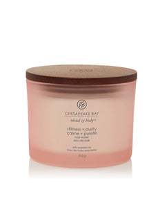 Chesapeake Bay Rose Water 3-Wick Candle - Yankee Candle & WoodWick