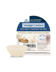 Yankee Candle Soft Wool & Amber Wax Melt - Yankee Candle & WoodWick