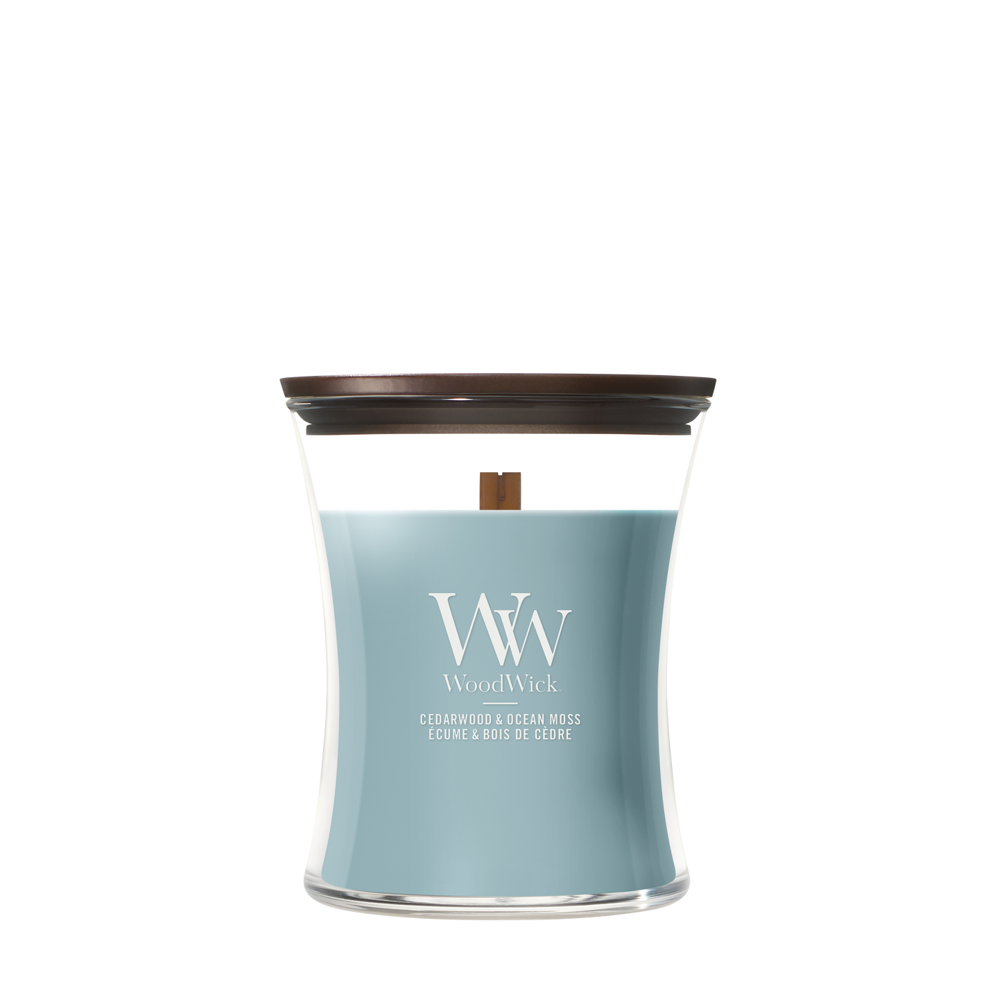 WoodWick Cedarwood & Ocean Moss Medium Candle