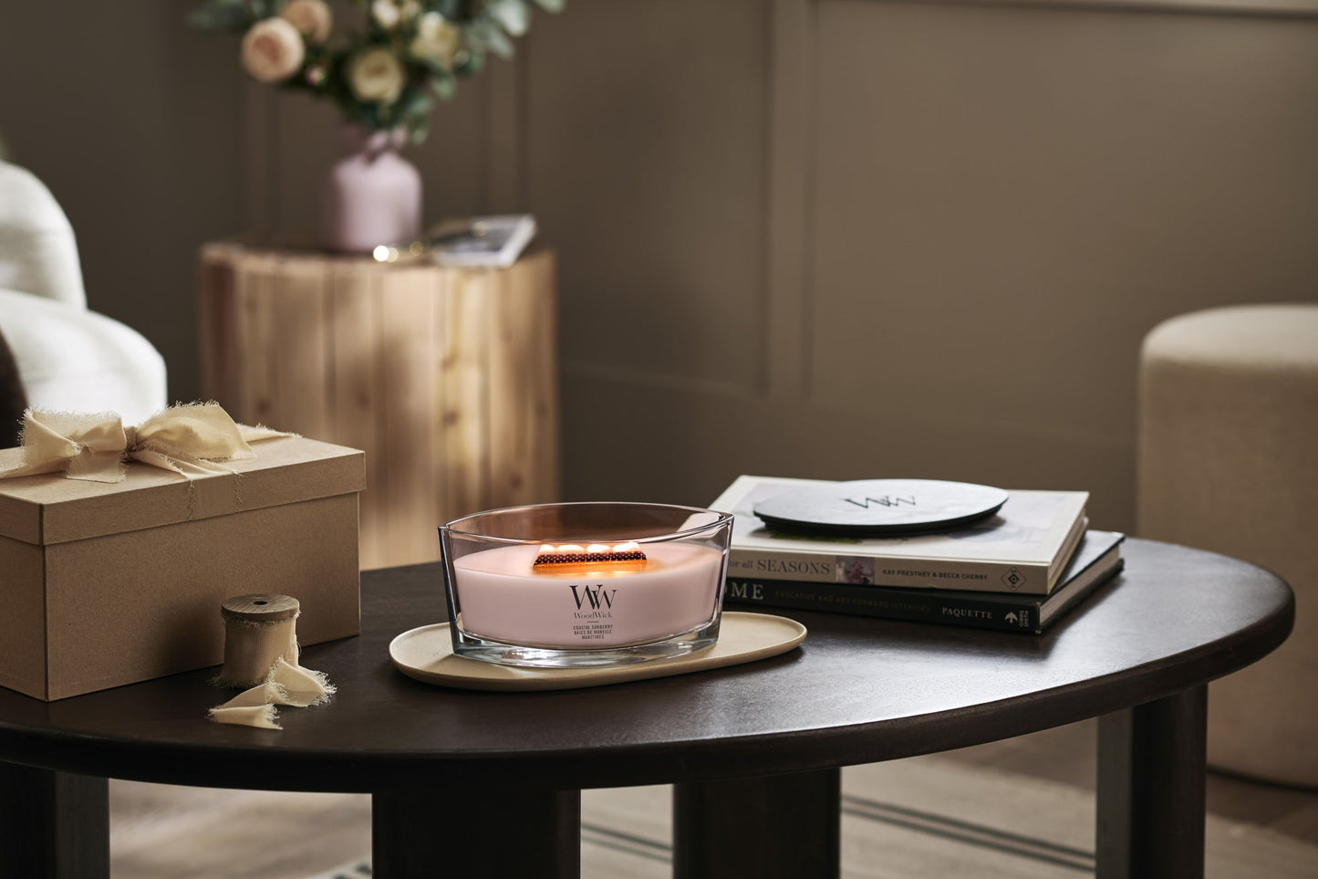 WoodWick Coastal Sunberry Mini Geurkaars