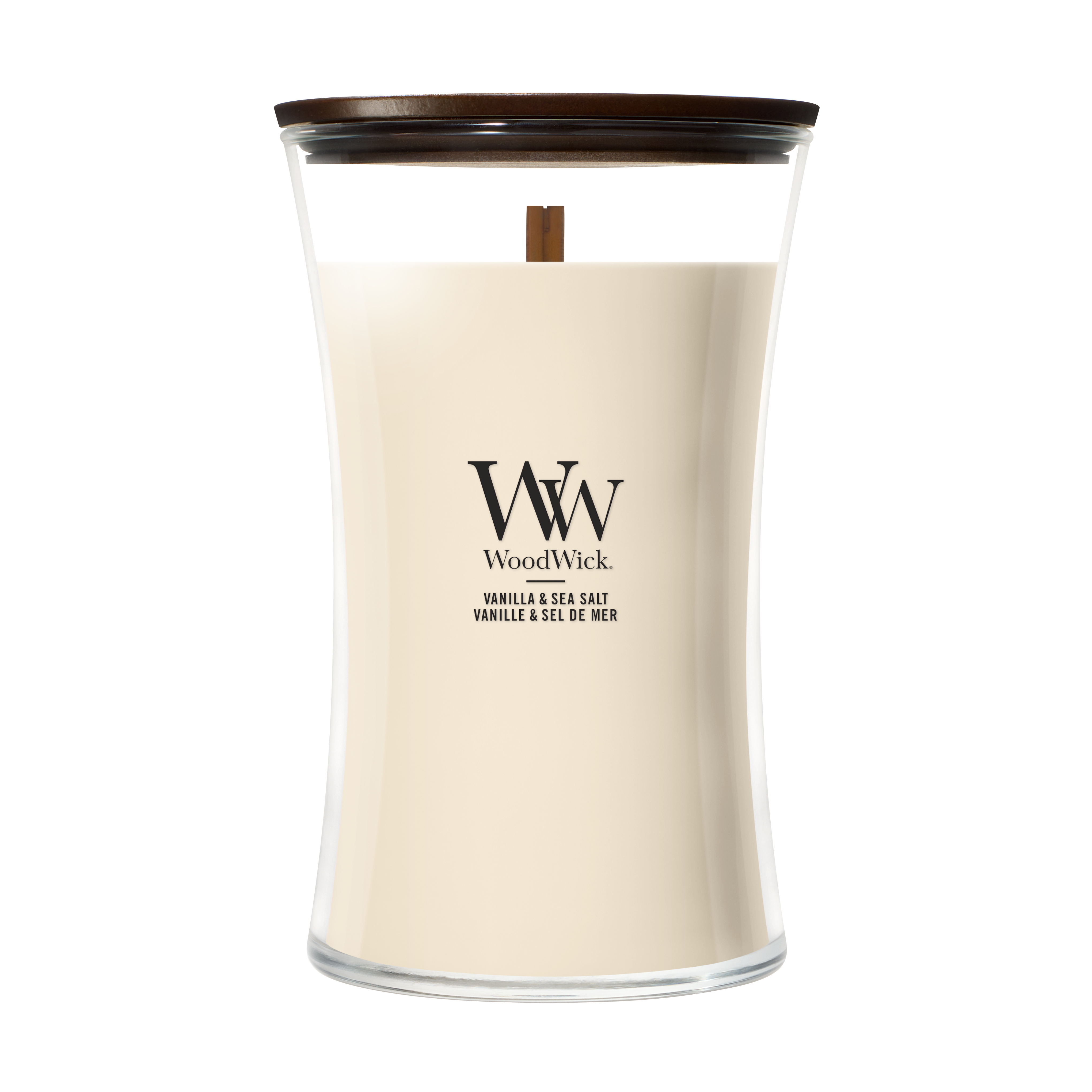 WoodWick Vanilla & Sea Salt Large Candle online bestellen – Yankee