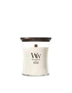 WoodWick White Teak Medium Candle