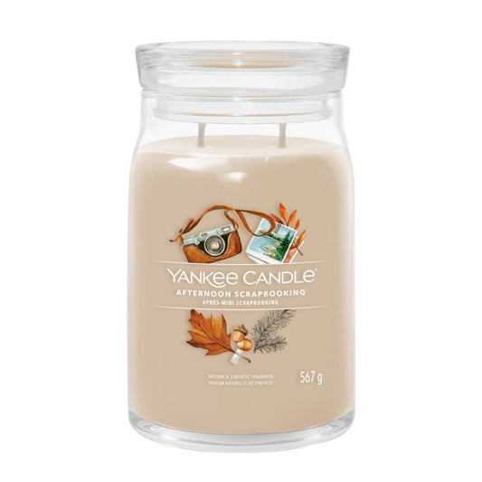 Yankee Candle Afternoon Scrapbooking Large Jar - Yankee Candle & WoodWick