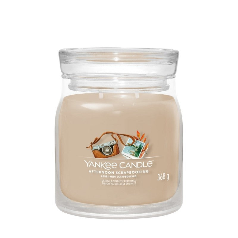 Yankee Candle Afternoon Scrapbooking Medium Jar - Yankee Candle & WoodWick