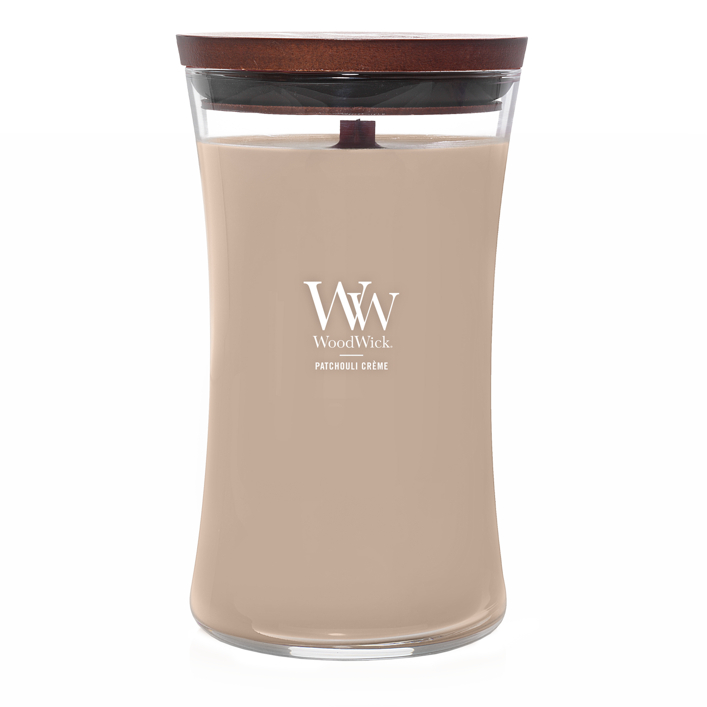 WoodWick Patchouli Crème Large Candle - Yankee Candle & WoodWick