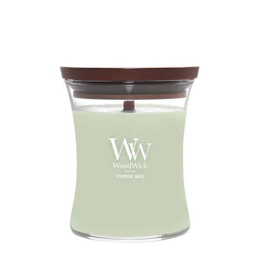 WoodWick Ethereal Haze Medium Candle - Yankee Candle & WoodWick
