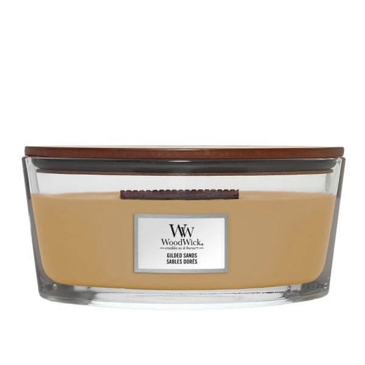 WoodWick Gilded Sands Ellipse Candle - Yankee Candle & WoodWick