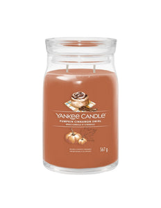 Yankee Candle Pumpkin Cinnamon Swirl Large Jar - Yankee Candle & WoodWick