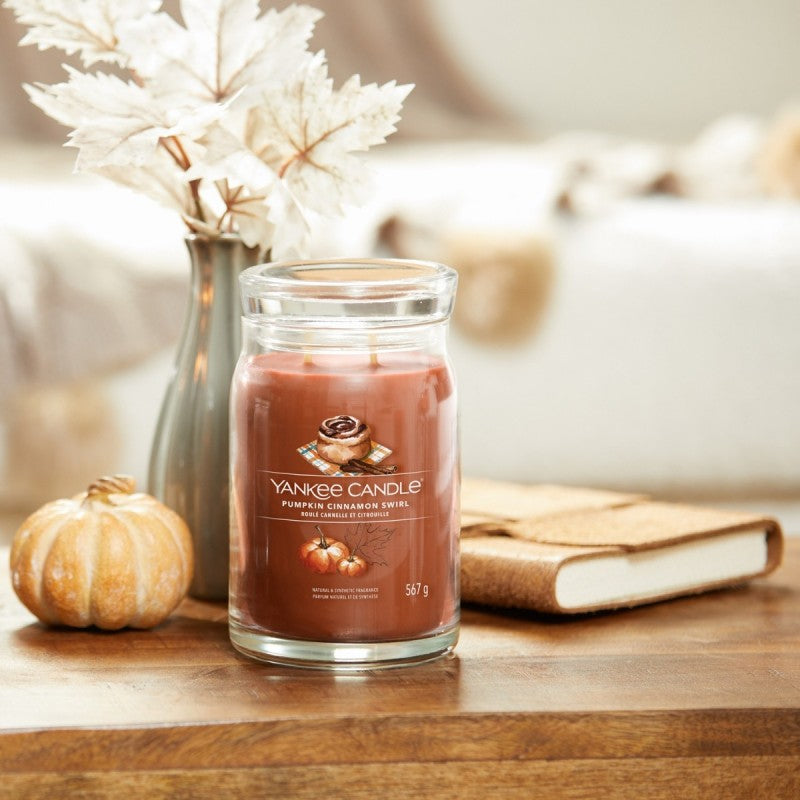 Yankee Candle Pumpkin Cinnamon Swirl Large Jar - Shop Hier