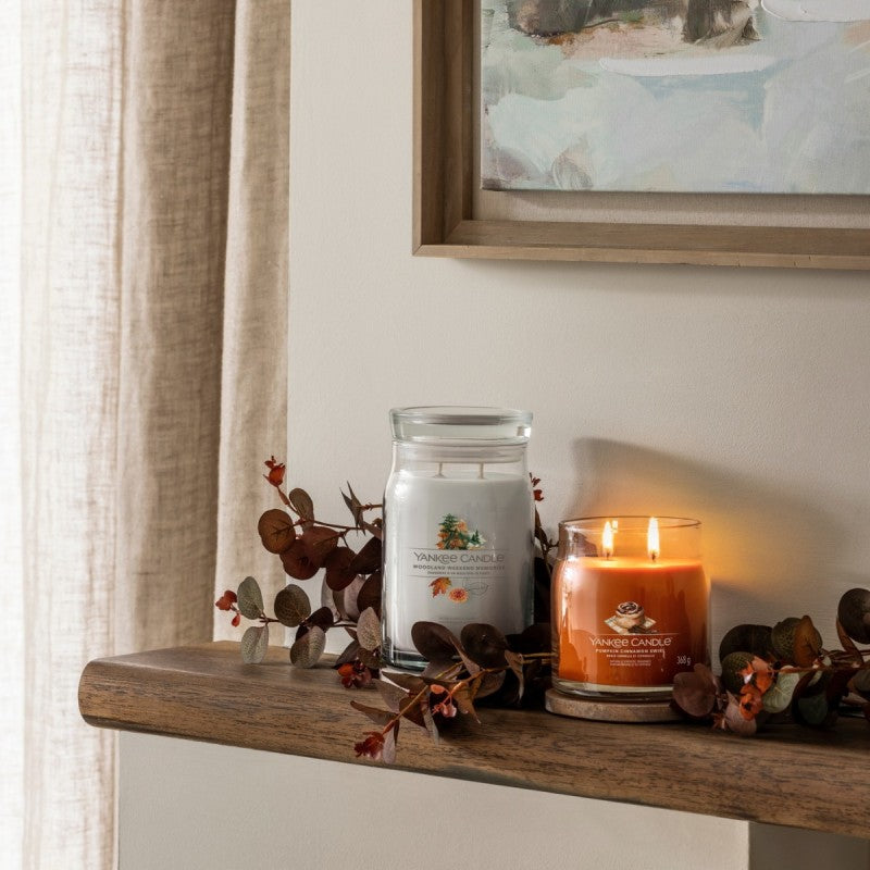 Yankee Candle Pumpkin Cinnamon Swirl Medium Jar - Yankee Candle & WoodWick