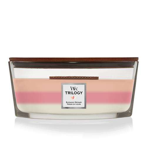 WoodWick Trilogy Blooming Orchard Ellipse Candle - Shop Hier