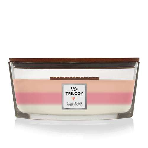 WoodWick Trilogy Blooming Orchard Ellipse Candle