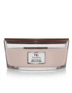WoodWick Vanilla & Sea Salt Ellipse Candle - Yankee Candle & WoodWick
