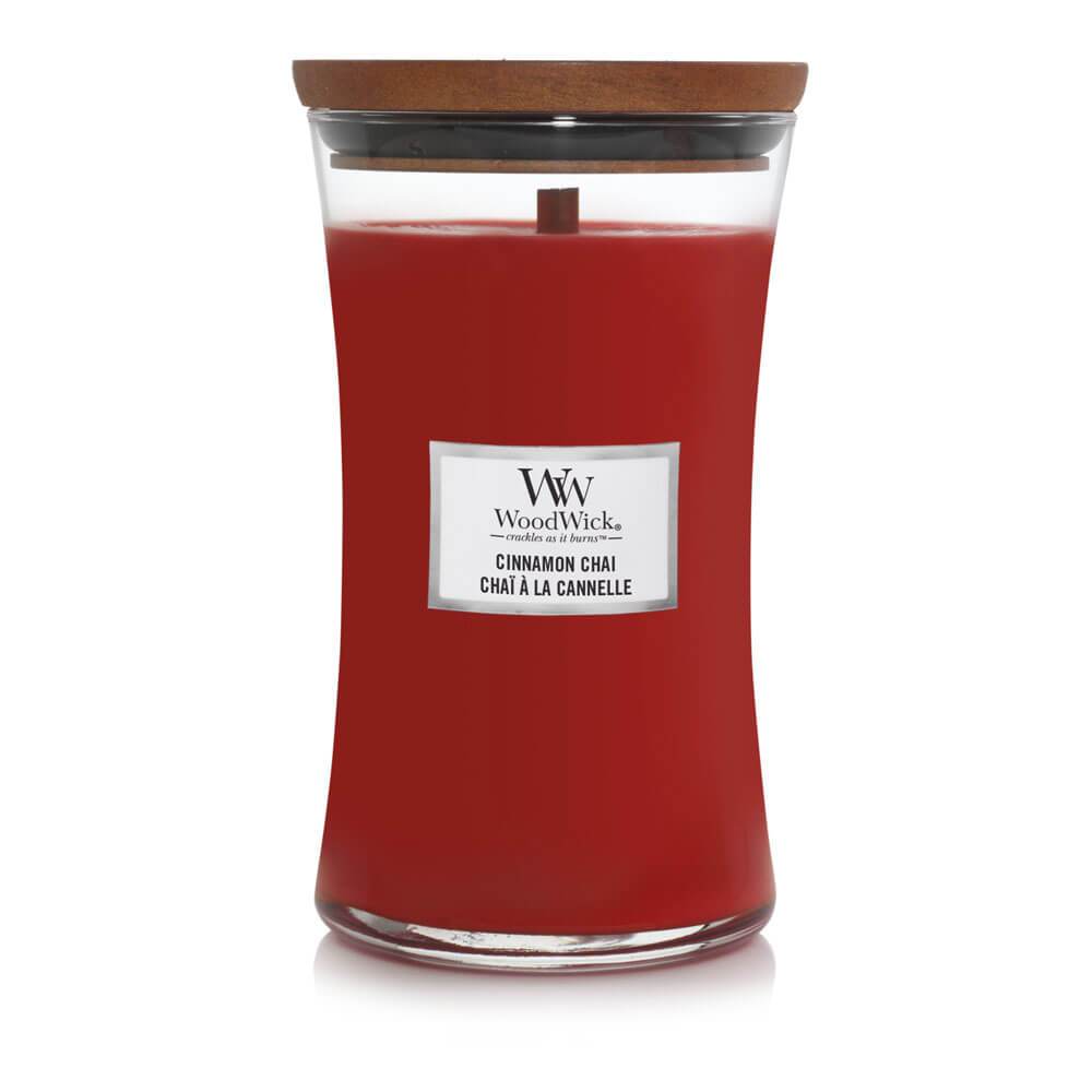 WoodWick Cinnamon Chai Large Candle - Yankee Candle & WoodWick