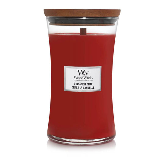 WoodWick Cinnamon Chai Large Candle - Yankee Candle & WoodWick