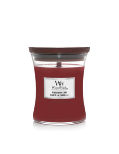 WoodWick Cinnamon Chai Medium Candle - Yankee Candle & WoodWick