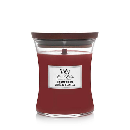 WoodWick Cinnamon Chai Medium Candle - Yankee Candle & WoodWick