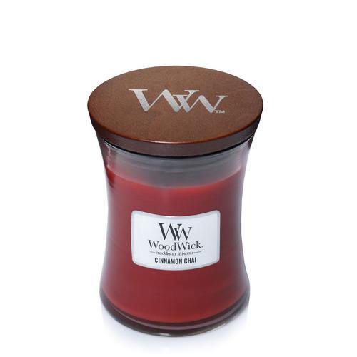 WoodWick Cinnamon Chai Medium Candle - Yankee Candle & WoodWick