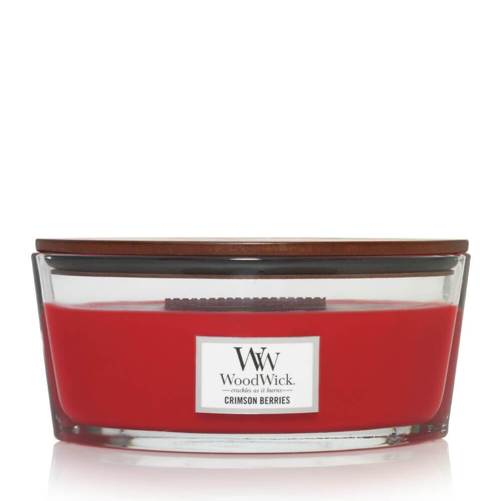 WoodWick Crimson Berries Ellipse Candle - Shop Hier
