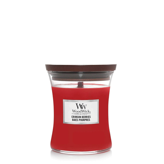 WoodWick Crimson Berries Small Candle - Yankee Candle & WoodWick