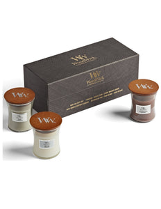 WoodWick 3 Small Candles Woody Deluxe Gift Set - Yankee Candle & WoodWick