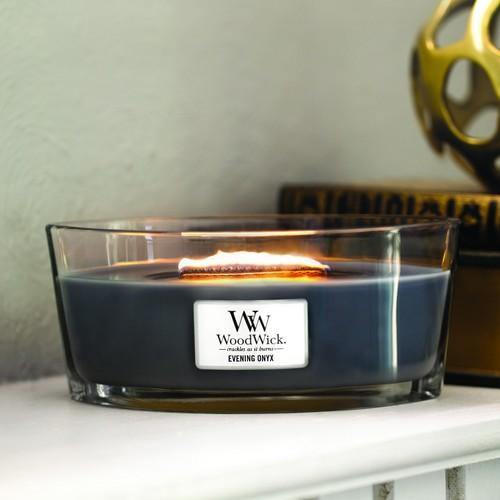 WoodWick Evening Onyx Ellipse Candle - Shop Hier