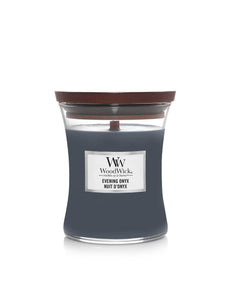 WoodWick Evening Onyx Medium Candle - Yankee Candle & WoodWick