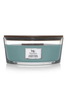 WoodWick Evergreen Cashmere Ellipse Candle - Yankee Candle & WoodWick