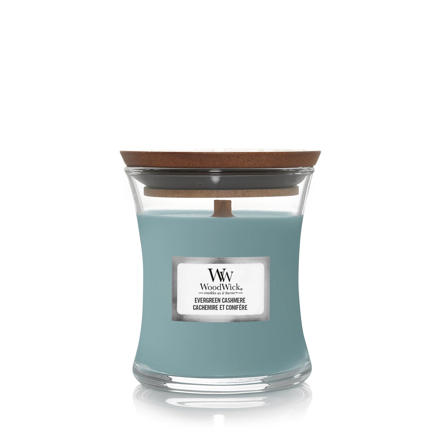 WoodWick Evergreen Cashmere Small Candle - Shop Hier