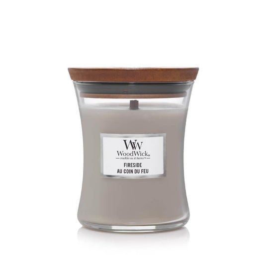 WoodWick Fireside Medium Candle - Yankee Candle & WoodWick