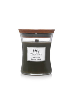 WoodWick Frasier Fir Medium Candle - Yankee Candle & WoodWick