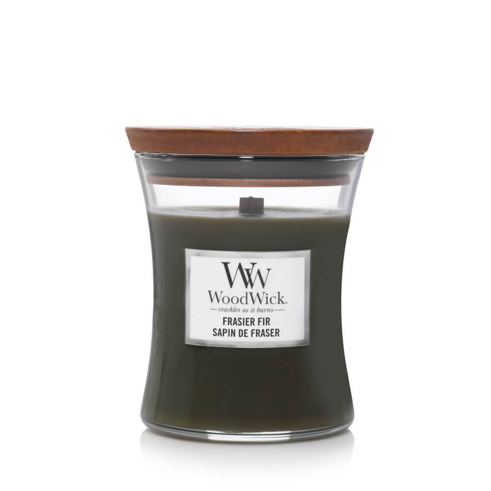 WoodWick Frasier Fir Medium Candle - Yankee Candle & WoodWick