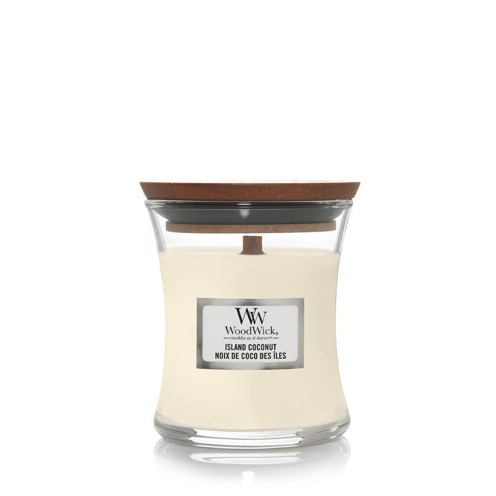WoodWick Island Coconut Small Candle - Yankee Candle & WoodWick