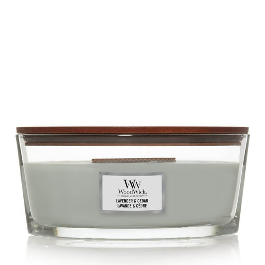 WoodWick Lavender & Cedar Ellipse Candle - Yankee Candle & WoodWick