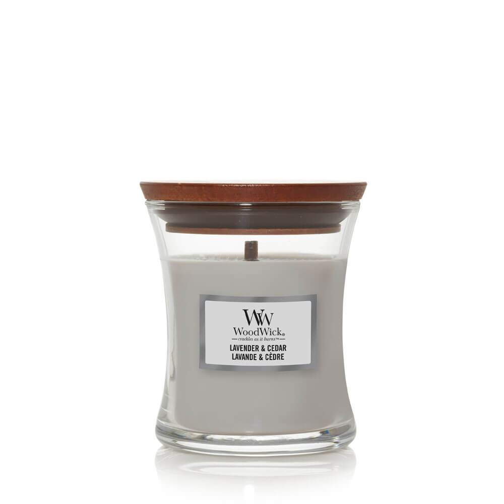WoodWick Lavender & Cedar Small Candle - Yankee Candle & WoodWick