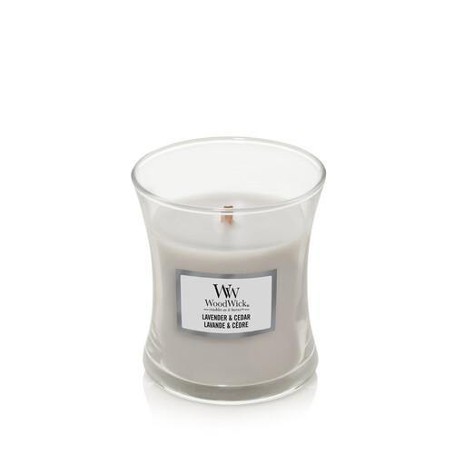WoodWick Lavender & Cedar Small Candle - Yankee Candle & WoodWick