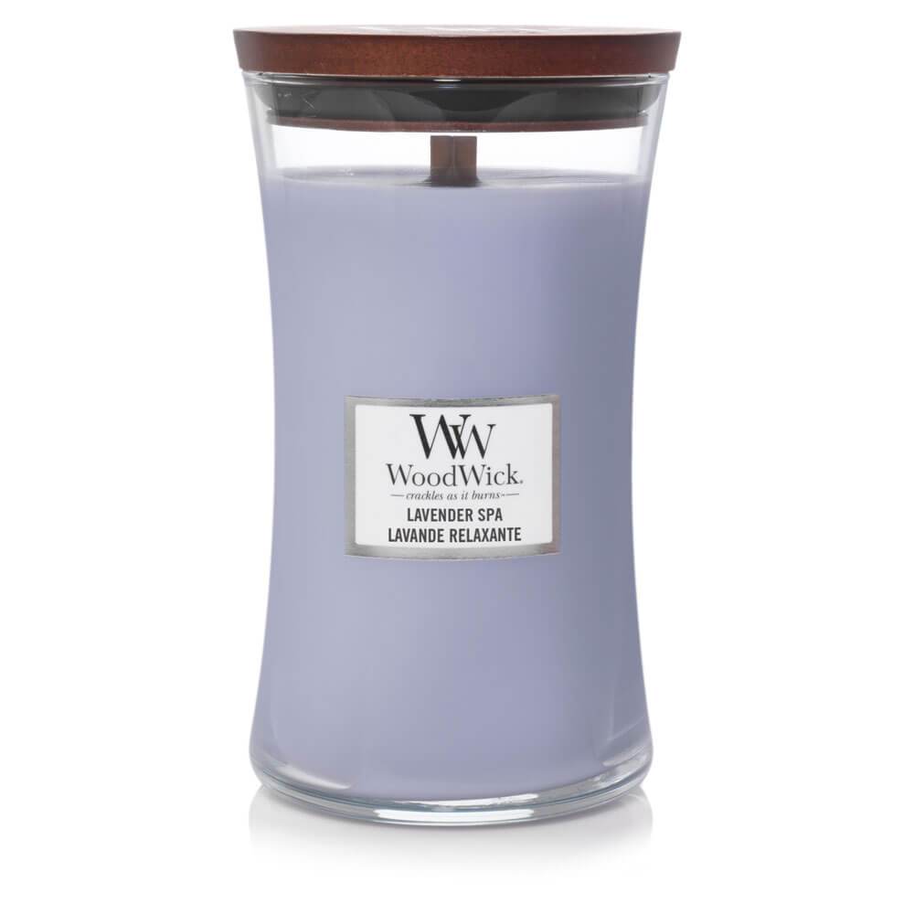 WoodWick Lavender Spa Large Candle - Yankee Candle & WoodWick