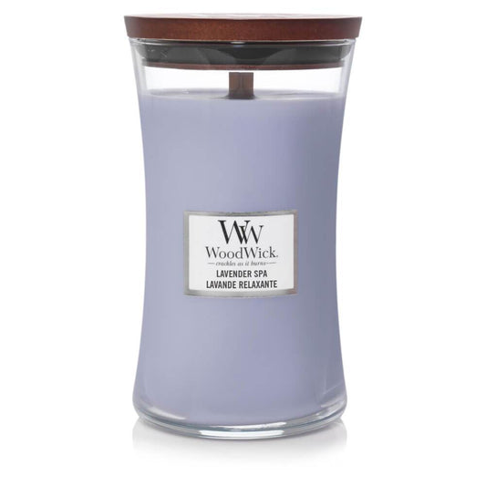 WoodWick Lavender Spa Large Candle - Yankee Candle & WoodWick