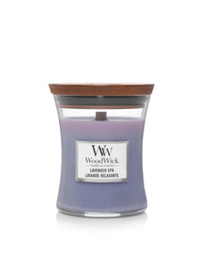 WoodWick Lavender Spa Medium Candle - Yankee Candle & WoodWick