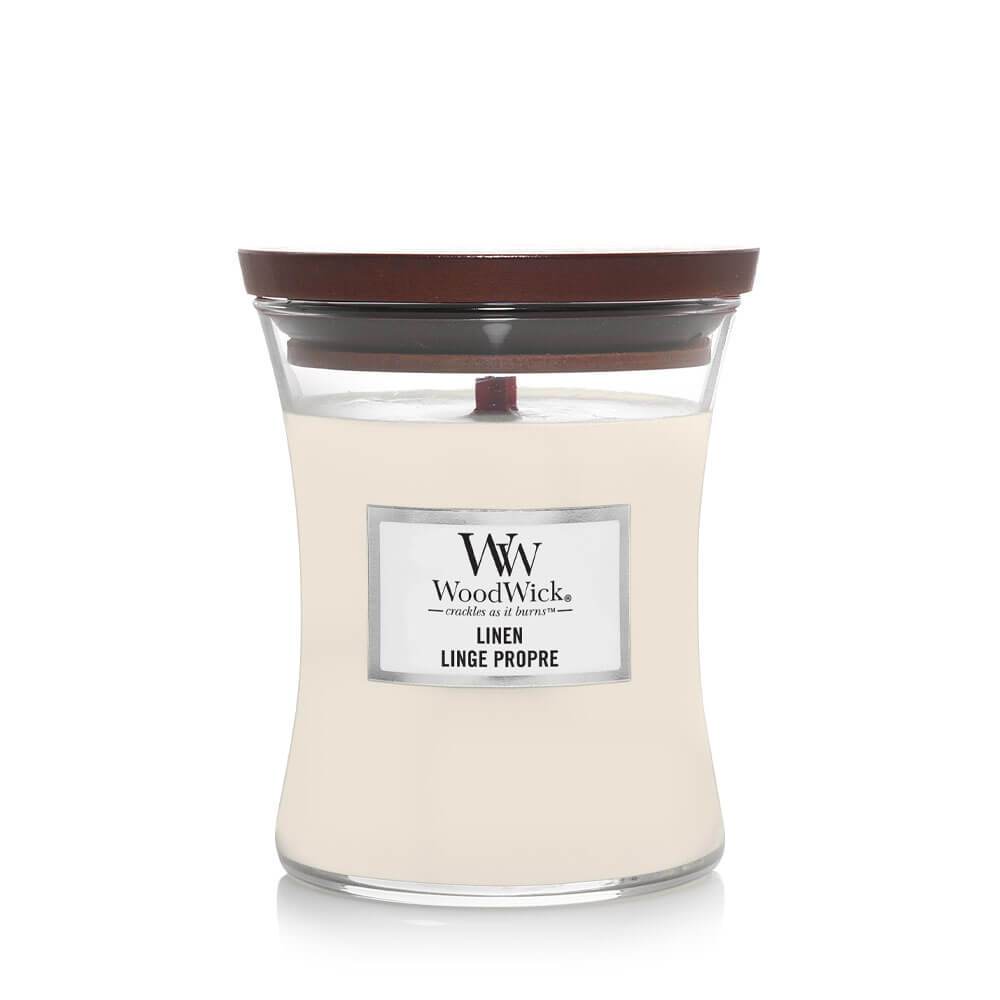 WoodWick Linen Medium Candle - Shop Hier