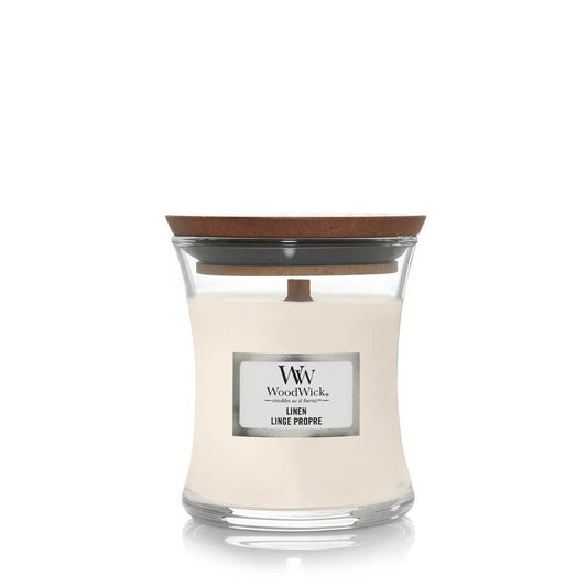 WoodWick Linen Small Candle - Yankee Candle & WoodWick