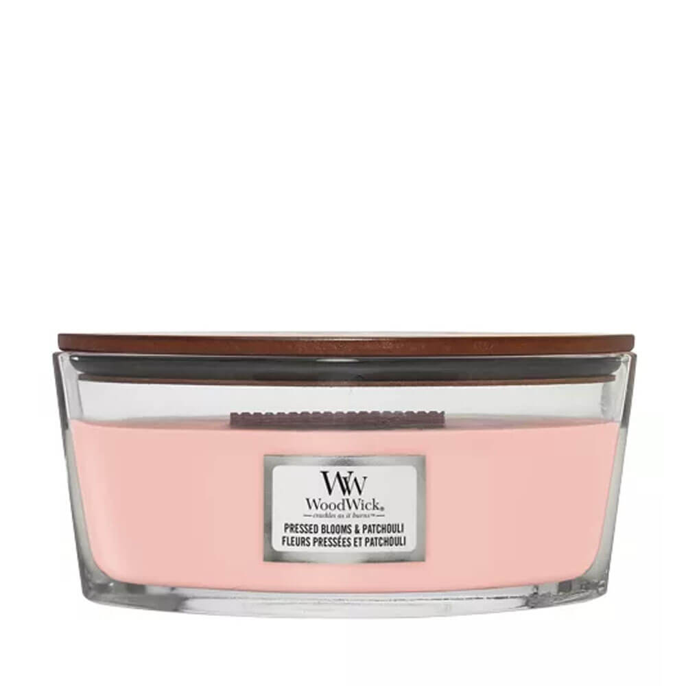 WoodWick Pressed Blooms & Patchouli Ellipse Candle - Yankee Candle & WoodWick