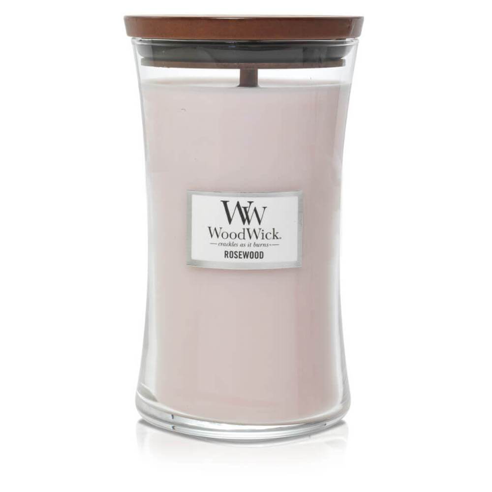 WoodWick Rosewood Large Candle - Yankee Candle & WoodWick