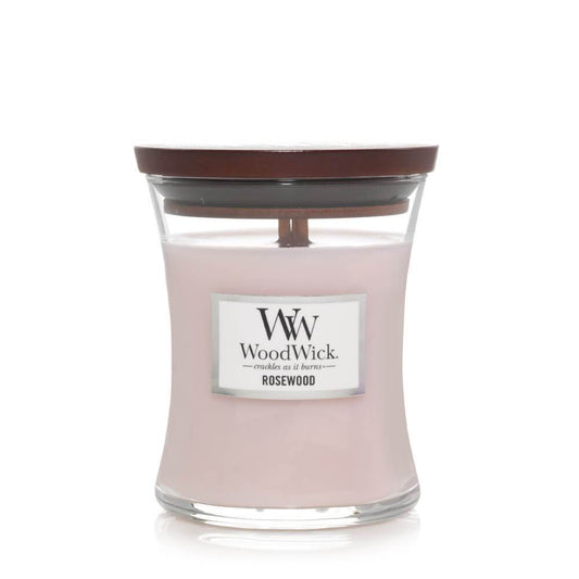 WoodWick Rosewood Medium Candle - Yankee Candle & WoodWick
