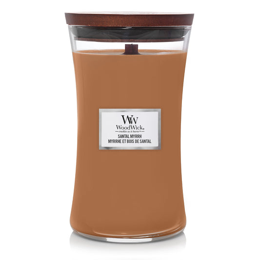 WoodWick Santal Myrrh Large Candle - Yankee Candle & WoodWick